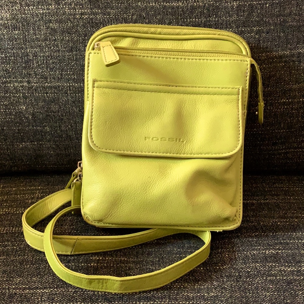 Like Green Fossil Travel Cross body bag
